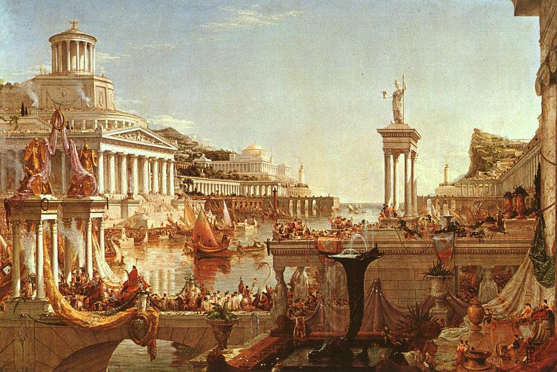 Thomas Cole The Consummation from the series : The Course of the Empire oil painting image
